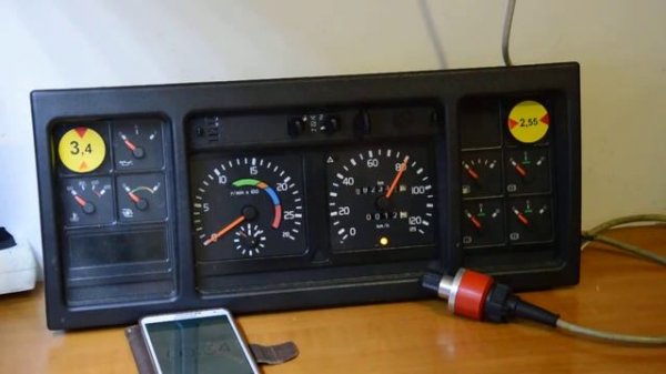 Tachorgaph / Fahrtenschreiber / Тахограф Motometer EGK100 +VOLVO PANEL (1)