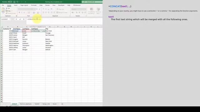 CONCATENATE Excel ✅ 3 Methods to Merge Strings смотреть онлайн