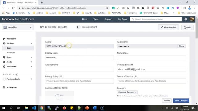 FaceBook AOuth2 : How to create FaceBook App, App ID & App Secret смотреть онлайн