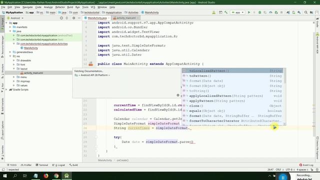 Time Calculation in Android Studio - Add time with current time and String time - Easy Way смотреть онлайн