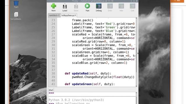 Raspberry Pi Programming in Python - RGB color control смотреть онлайн