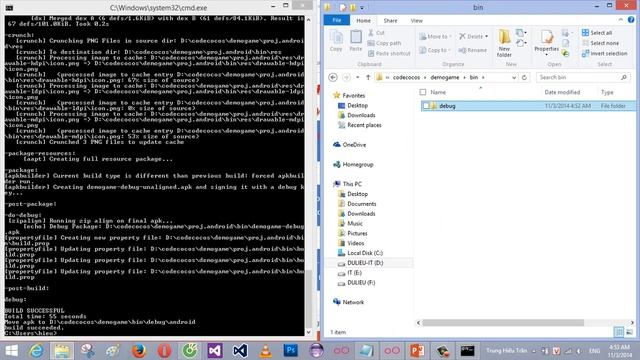 Tạo project cocos2d x build app android app window смотреть онлайн