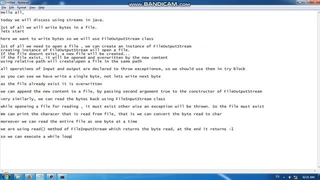 Java : Writing and reading to a file 2 смотреть онлайн
