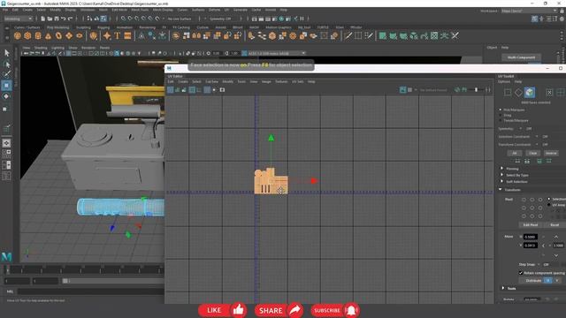 Geiger Counter Part:- 2 || UV Mapping Tutorial Maya 2023 смотреть онлайн