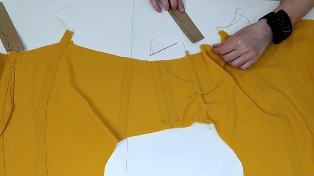 Как сшить летнее платье на кулиске. ЧАСТЬ 2 смотреть онлайн