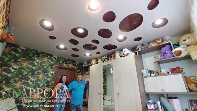 Труда 38 - резной натяжной потолок Apply в детской. Видеоотзыв смотреть онлайн