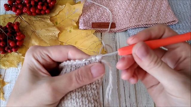 КРАЙ НЕ ЗАКРУЧИВАЕТСЯ! Обработка края шапки бини смотреть онлайн