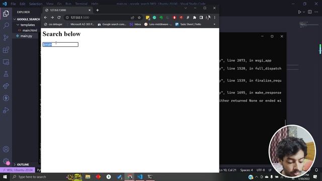 How to create a google search using Flask | Python | Beginners смотреть онлайн
