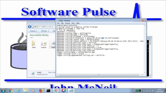 Log4J2 and Java configuration with properties file смотреть онлайн