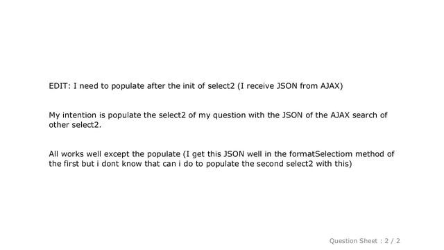 jQuery : Populate select2 with JSON after init doesnt work смотреть онлайн