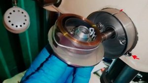 Сверлильный станок НС -12.  Установка пружины подъема (возврата) пиноли. Новые детали.