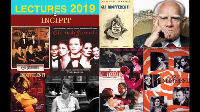 LECTURES 2019-INCIPIT: "Gli Indifferenti" di Alberto Moravia (1929) смотреть онлайн