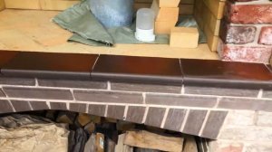 Клинкерная столешница для барбекю комплекса