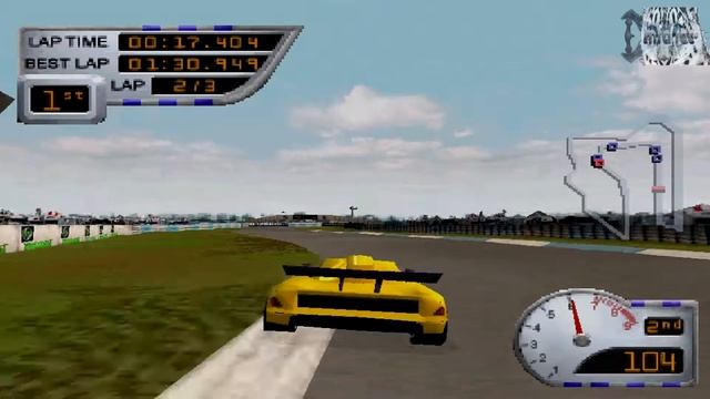 Sports Car GT Arcade Gameplay (PS1,PSX,PsOne) смотреть онлайн