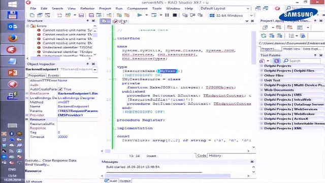 Запуск RAD Studio XE7: Корпоративные мобильные сервисы смотреть онлайн