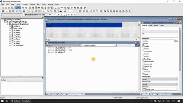 Create Sliding Hamburger Menu Style in PowerBuilder смотреть онлайн