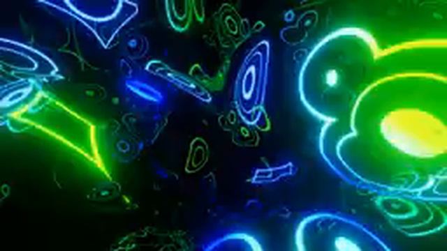 Abstract Background Video 4k Blue Green Gradient Tunnel VJ LOOP NEON Sci-Fi Calm ASMR Wallpaper смотреть онлайн