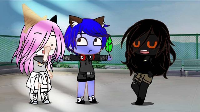 |Пожуй листа| меме Кошка Лана,Лео,Лилит Gacha club смотреть онлайн