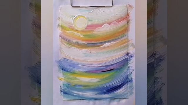 Рисунок гуашью в технике правополушарного рисования