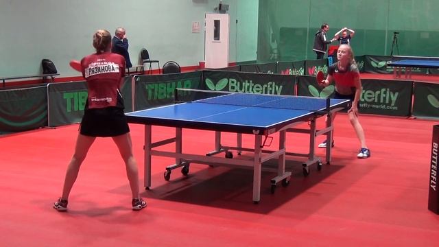 MOSCOW CHAMPIONSHIPS BERESNEVA - RYAZANOVA FINAL DAY #tabletennis #настольныйтеннис