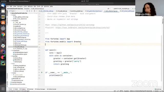 Python. Эффективная разработка в IDE PyCharm смотреть онлайн