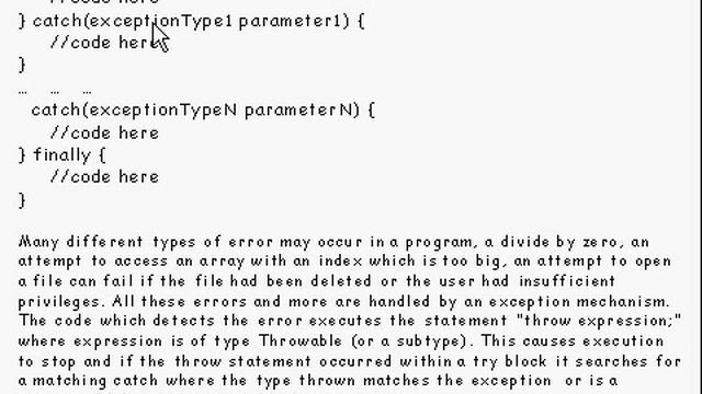Java Tutorial 16.1 Try assert synchronized Part 1/2 смотреть онлайн