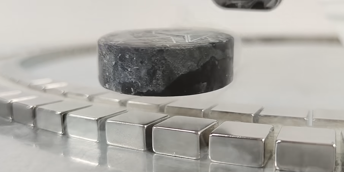 Experiment At  -196°C, Quantum Levitation