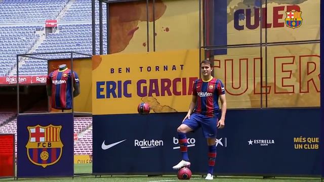 Эрик Гарсия добро пожаловать в барселону желаем ему удачи!