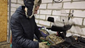 Стелс Леопард 500 не заводится в мороз?...Заводится!!!