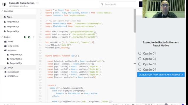 [Aula 34] React Native - Quiz - (Parte 01) смотреть онлайн