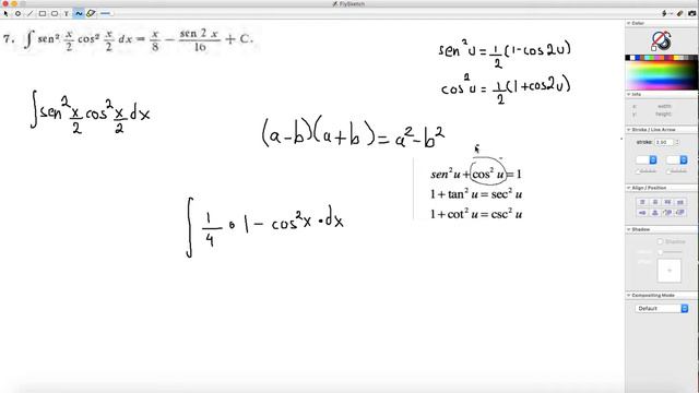 INTEGRAL NO.7 GRANVILLE PÁG. 265 INTEGRAL DE LA FORMA ∫(cos^m u sen^m u)du CUANDO "m"o"n" ES PAR смотреть онлайн