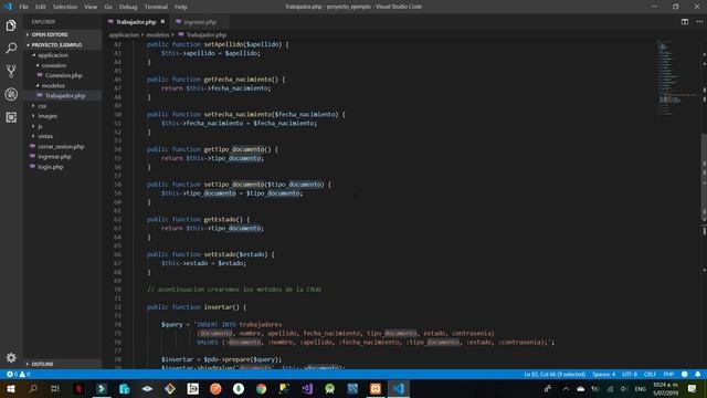 CRUD PHP - métodos de clase con conexión a Base de Datos MYSQL смотреть онлайн