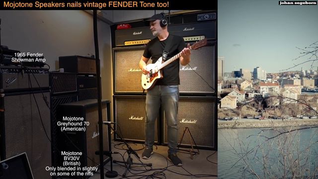 Mojotone Speakers NAILS the vintage FENDER TONE too!! смотреть онлайн
