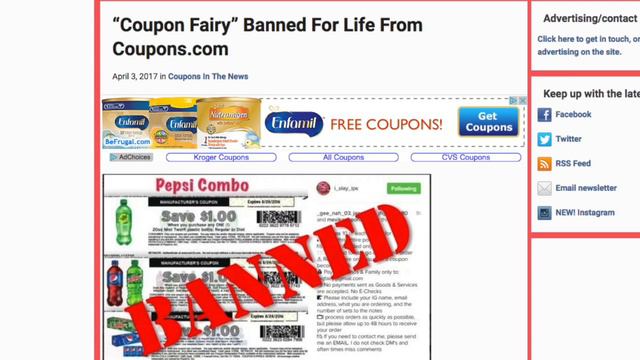Couponer banned from Coupons.com!!!! смотреть онлайн