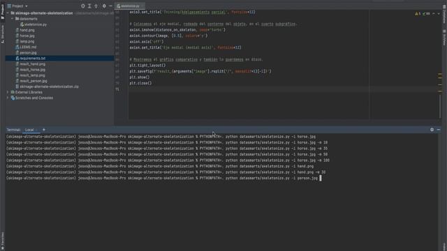 Métodos Alternativos de Esqueletonización con scikit-image y OpenCV смотреть онлайн