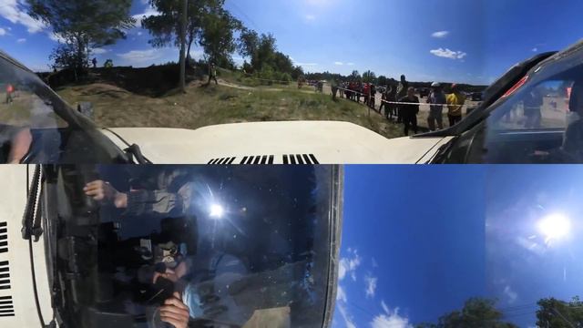 Видео 360. Экипаж на Ниве из Литвиново на джип-триале "Вертикаль". смотреть онлайн