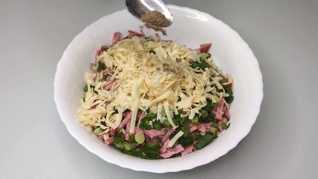 Салат "МЕКСИКА". Моя сестра в него влюбилась! Готовлю его за 10 минут. Новогоднее меню 2021. смотреть онлайн