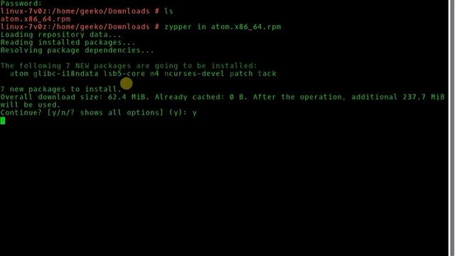 openSUSE Leap - How to install Atom Text Editor смотреть онлайн