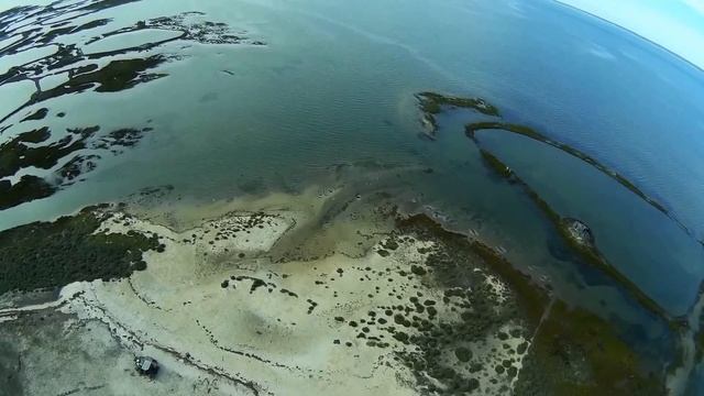 Blade 350 QX3. Les Huitres du Bassin d'Arcachon vue du ciel. смотреть онлайн