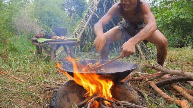 Coocking Frongs Injugle For Food