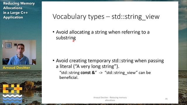 Reducing Memory Allocations in a Large C++ Application - Arnaud Desitter [ C++ on Sea 2020 ] смотреть онлайн
