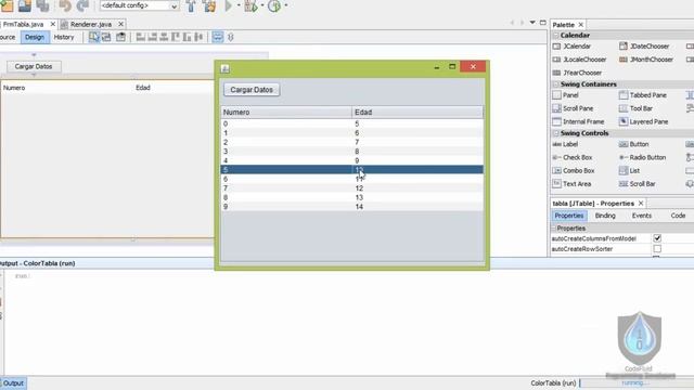 Clase DefaultTableCellRender (Cambiar color de las filas) - Java смотреть онлайн