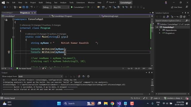 Mastering Built-in String Methods in C# (Length, SubString, Trim, Split, Replace, Remove, and more) смотреть онлайн