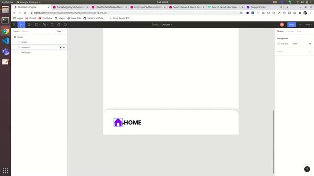 Tutorial Figma Indonesia (Futsal Mobile App) : 2. Membuat Bottom Navigation смотреть онлайн