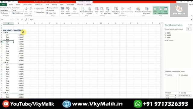 Pivot Table in Excel 2022 | How to Use Pivot Table in Excel | Excel Tips and Tricks 2022 смотреть онлайн