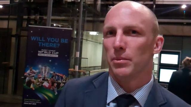 Darren Lockyer talks about the Rugby League World Cup and Wales смотреть онлайн