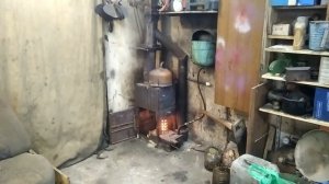 Прочистка дымохода газовым баллоном!!!