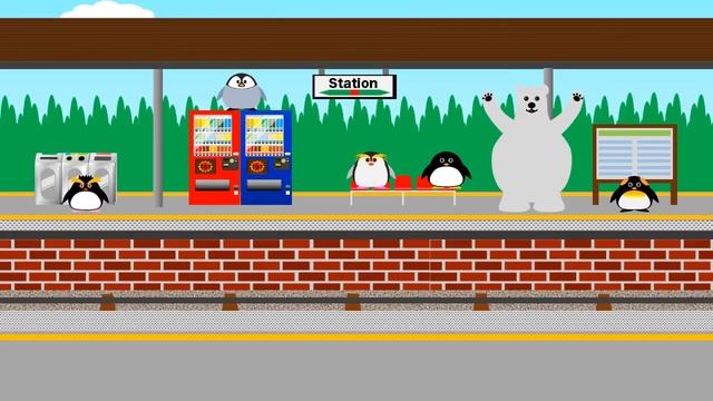 Learn Numbers with animal train for Kids | 電車踏切知育こどもアニメ смотреть онлайн