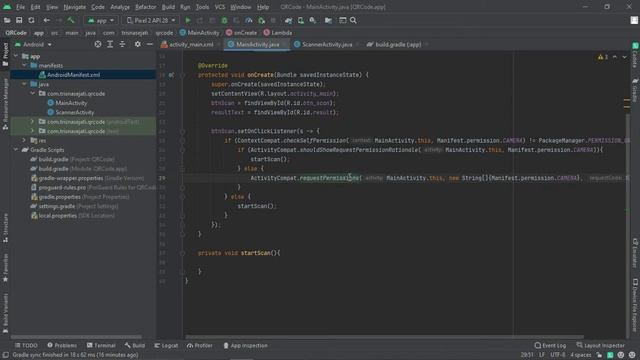 Membuat Barcode Scanner Android Studio - Pemindai Kode (Library ZXingBarcodeScanner) смотреть онлайн