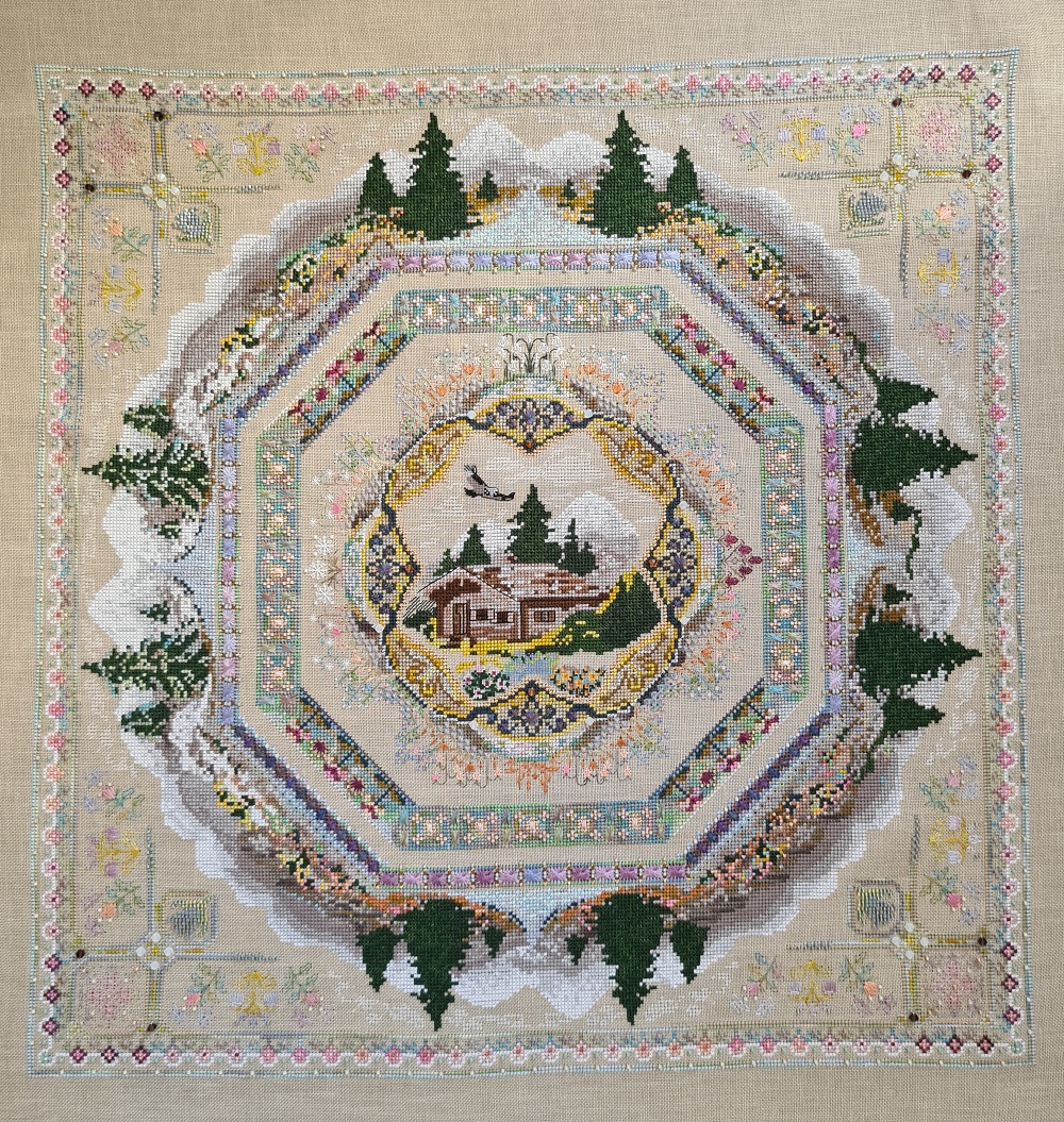 Альпийская мандала от Chatelaine. Финиш.